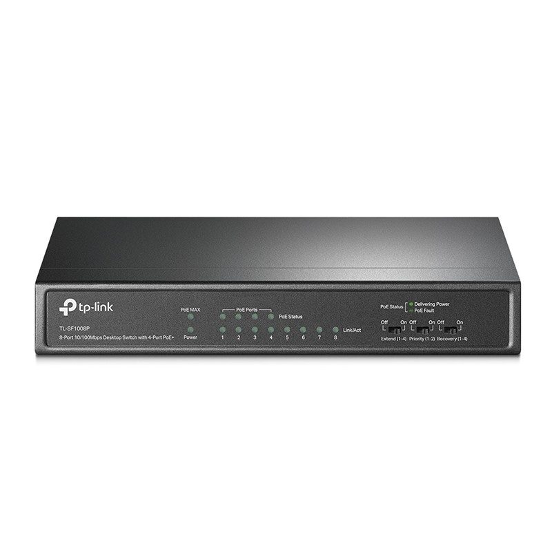 سوئیچ شبکه 8 پورت تی پی لینک مدل TL-SF1008P سوئیچ شبکه 8 پورت تی پی لینک مدل TL-SF1008P