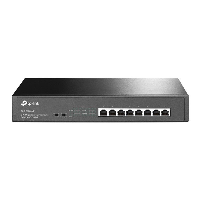 سوئیچ شبکه 8 پورت تی پی لینک مدل TL-SG1008MP سوئیچ شبکه 8 پورت تی پی لینک مدل TL-SG1008MP