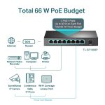 سوئیچ شبکه 8 پورت تی پی لینک مدل TL-SF1008P
