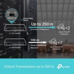 سوئیچ شبکه 8 پورت تی پی لینک مدل TL-SG1008MP