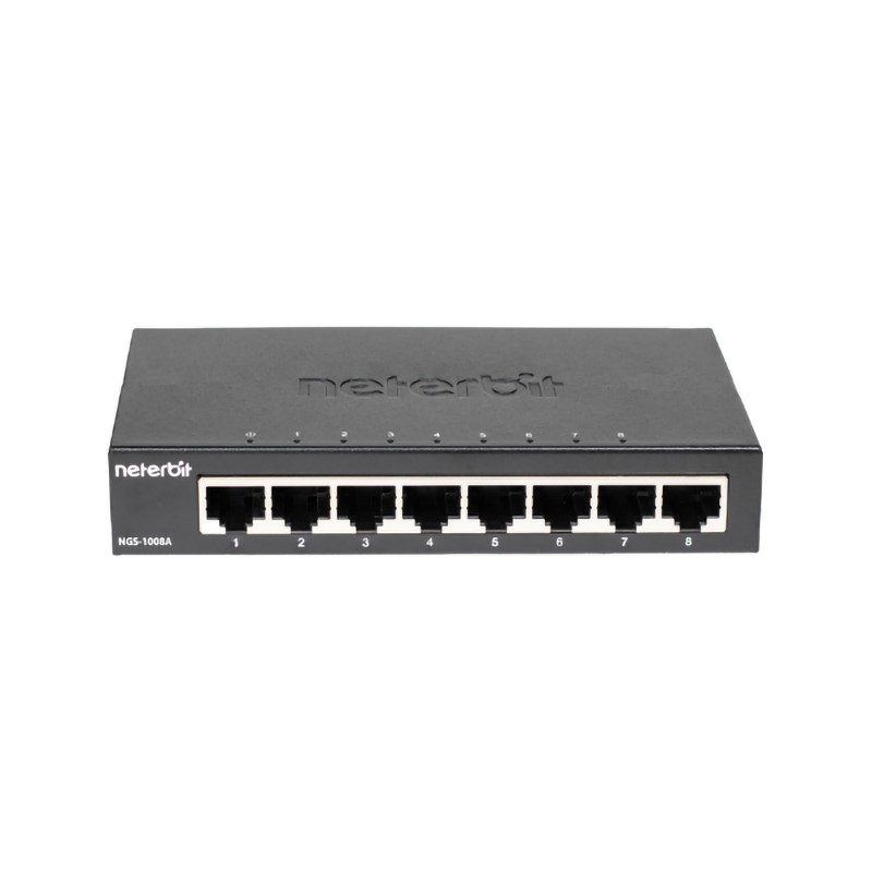 سوئیچ شبکه 8 پورت گیگابیتی نتربیت مدل NGS-1008A سوئیچ شبکه 8 پورت گیگابیتی نتربیت مدل NGS-1008A