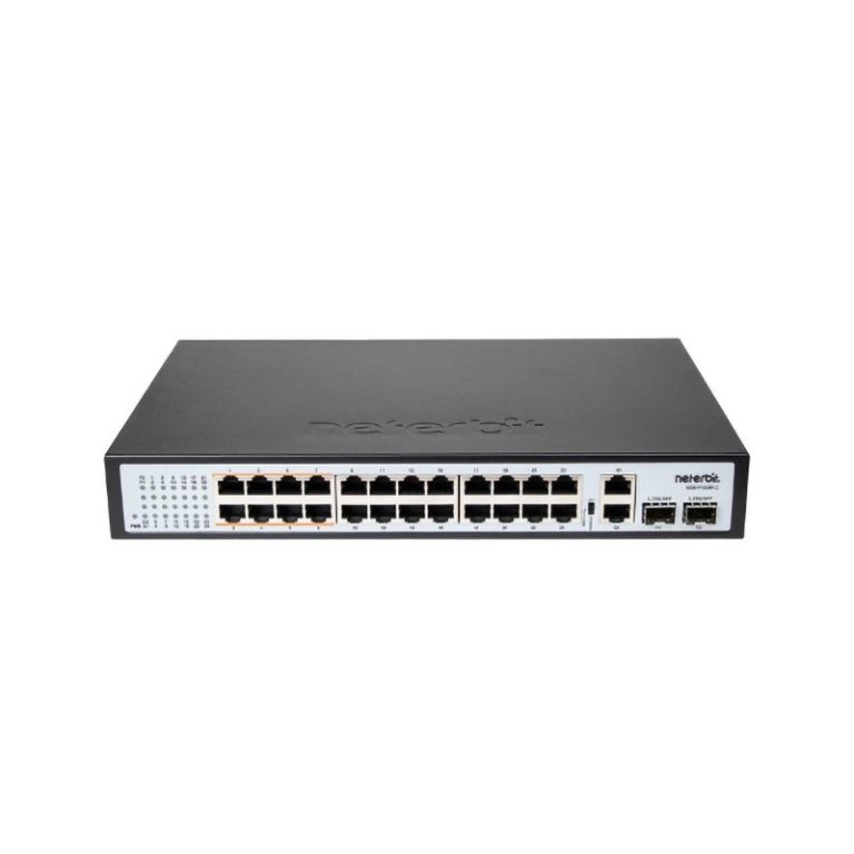 سوئیچ شبکه 24 پورت +PoE نتربیت مدل NGS-F1028P-C