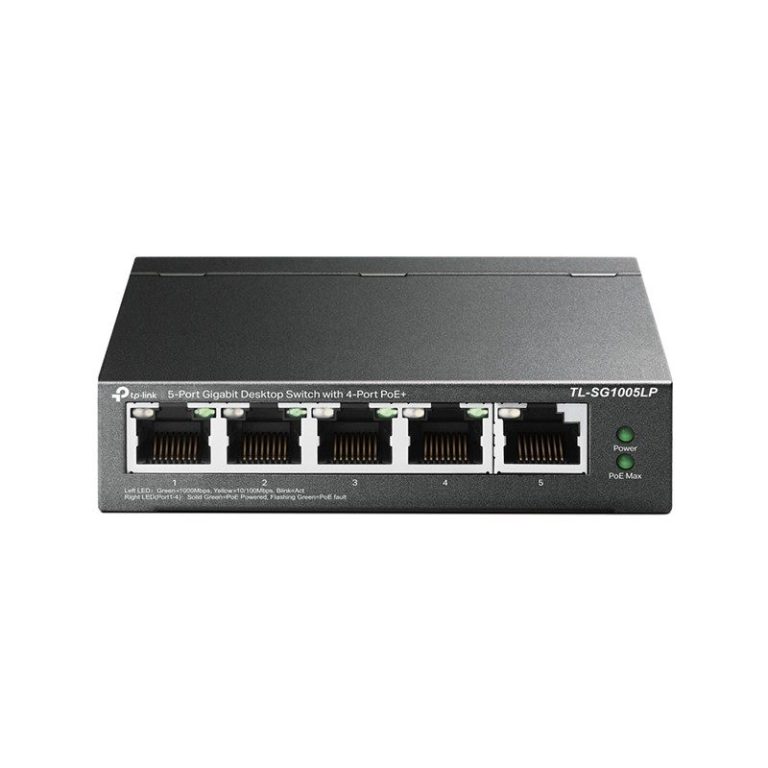 سوئیچ شبکه 5 پورت تی پی لینک مدل TL-SG1005LP