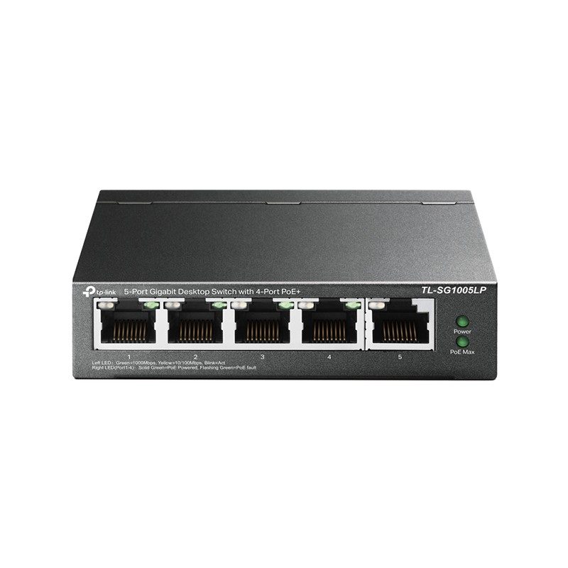 سوئیچ شبکه 5 پورت تی پی لینک مدل TL-SG1005LP سوئیچ شبکه 5 پورت تی پی لینک مدل TL-SG1005LP